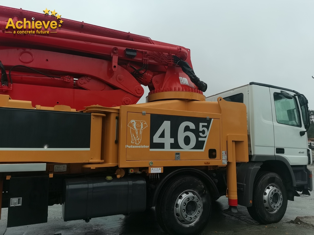 Używana 42-metrowa odnowiona ciężarówka Putzmeister mała pompa do betonu Sany