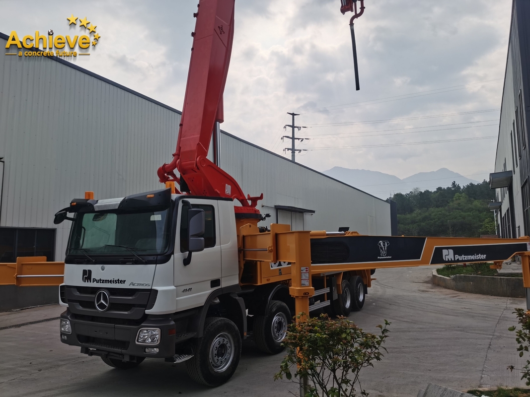 samochody ciężarowe z pompą do betonu biznes PUTZMEISTER M56-5RZ 2023nowa wysokowydajna maszyna pompa do betonu na ciężarówkach